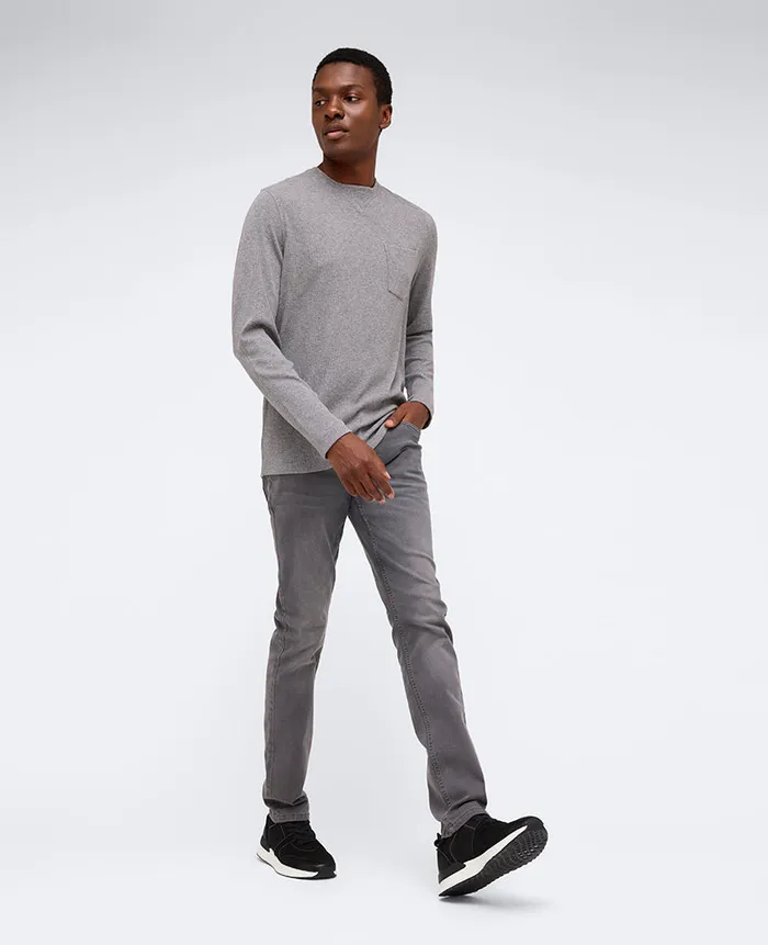 Kenneth Cole Shirts Men Long Sleeve Heathered TShirt Grey Kenneth Cole Shirts Men Long Sleeve Heathered TShirt Grey
