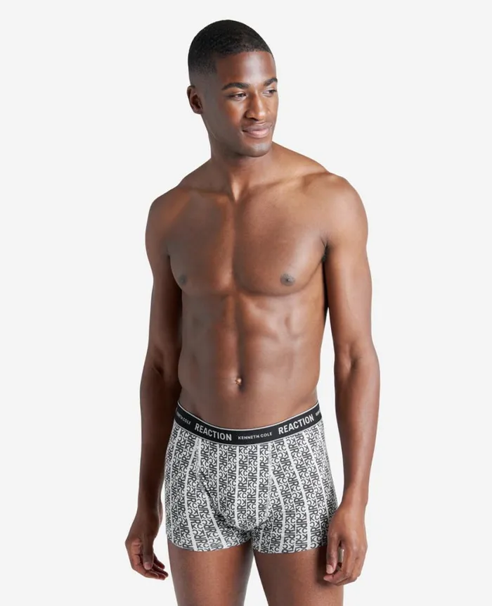 Kenneth Cole Underwear and Loungewear Men Stretch Boxer Briefs 3Pack Grey