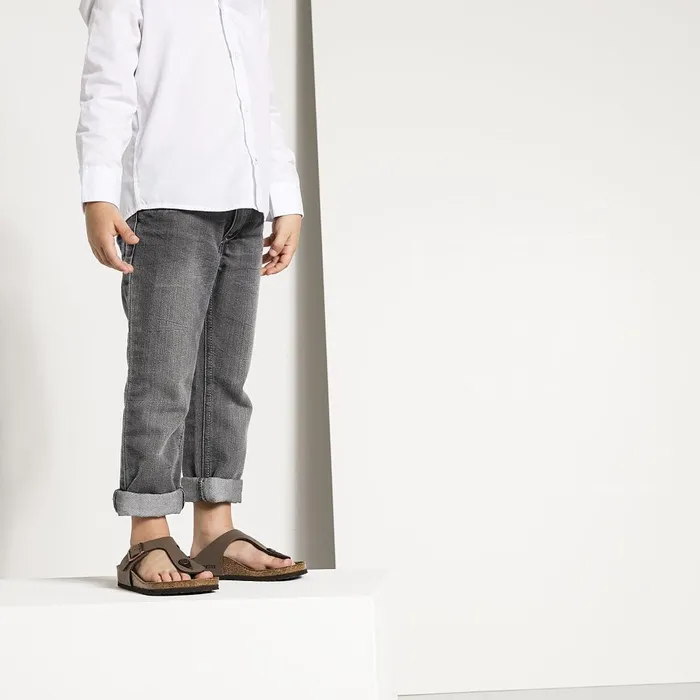Kids Birkenstock Thong Gizeh Mocha