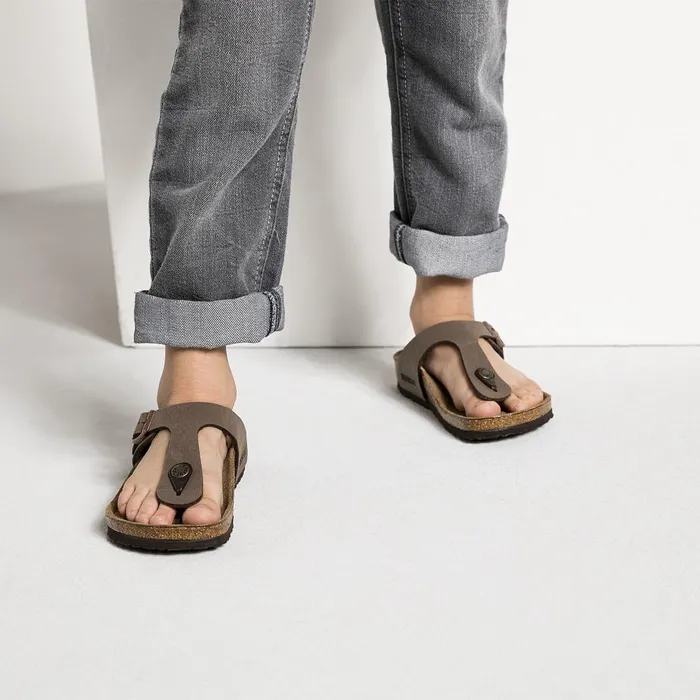 Kids Birkenstock Thong Gizeh Mocha