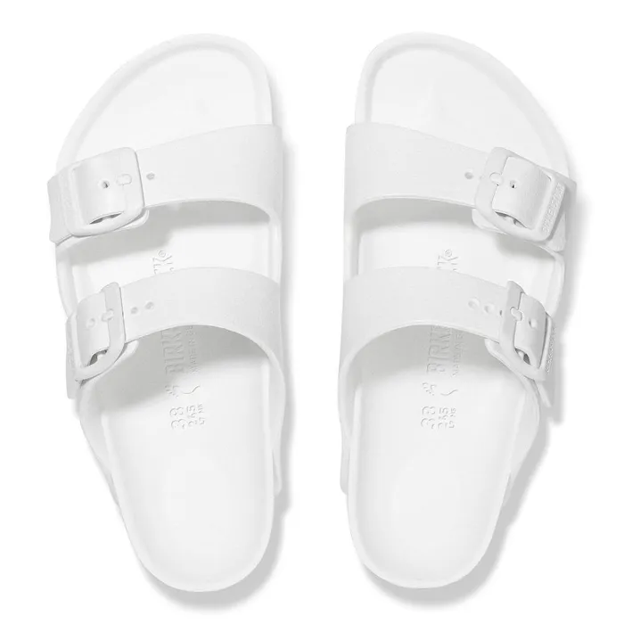 Kids Birkenstock TwoStrap Arizona White