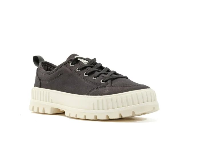 Kids PALLASHOCK LO ORGANIC 2 Black PALLADIUM Sneakers
