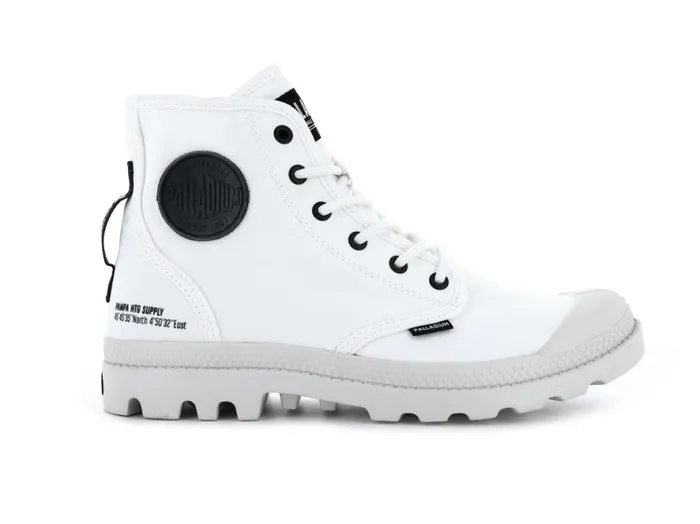 Kids PAMPA HI HTG SUPPLY Star White PALLADIUM Boots