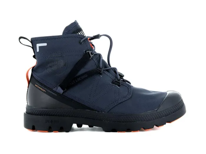 Kids PAMPA TRAVEL LITE WATERPROOF Mood Indigo PALLADIUM Boots