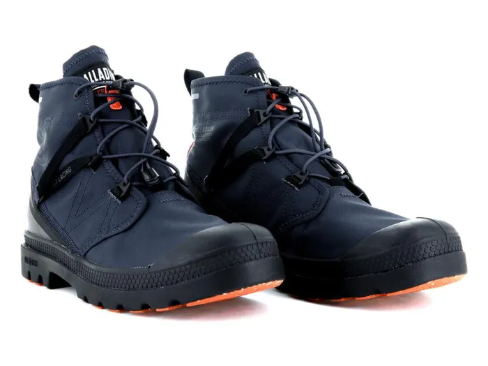 Kids PAMPA TRAVEL LITE WATERPROOF Mood Indigo PALLADIUM Boots
