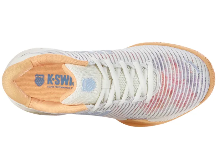 Kids Tennis KSwiss HYPERCOURT EXPRESS 2 Star Whitepeach Fuz