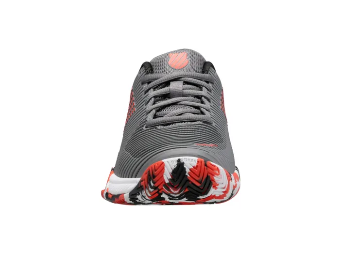 Kids Tennis KSwiss HYPERCOURT EXPRESS 2 Steel Grayjet Blackspicy Orange