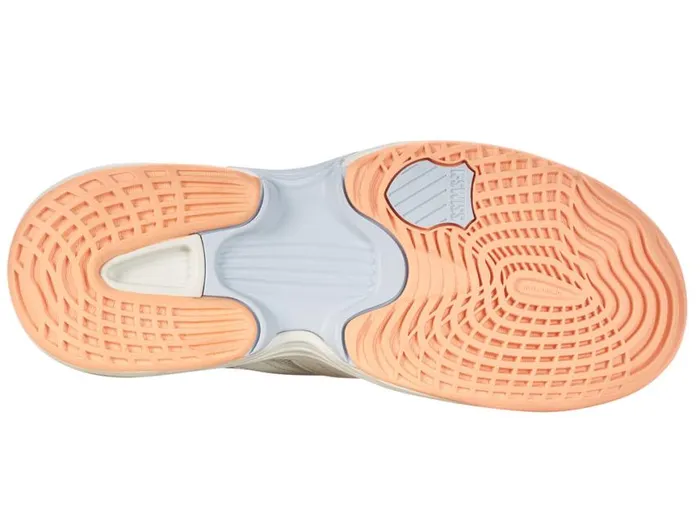 Kids Tennis KSwiss SPEEDTRAC Star Whitewhite Onyxpeach Fuzz