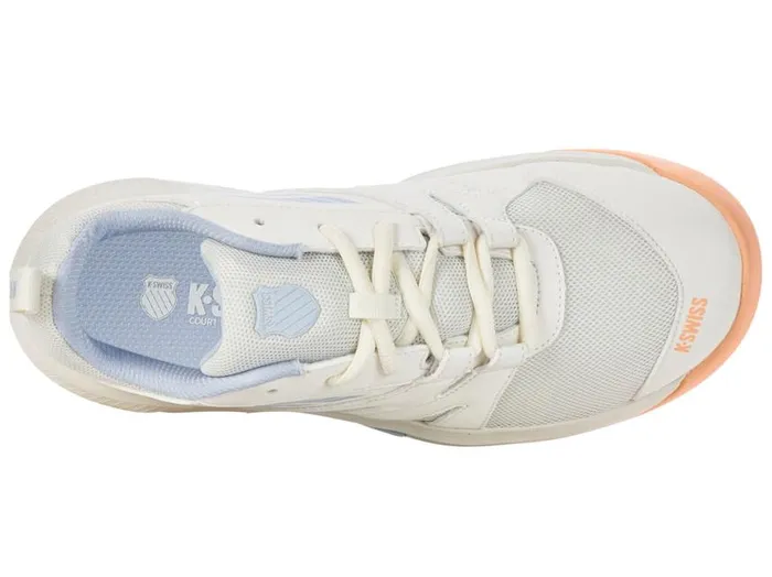 Kids Tennis KSwiss SPEEDTRAC Star Whitewhite Onyxpeach Fuzz