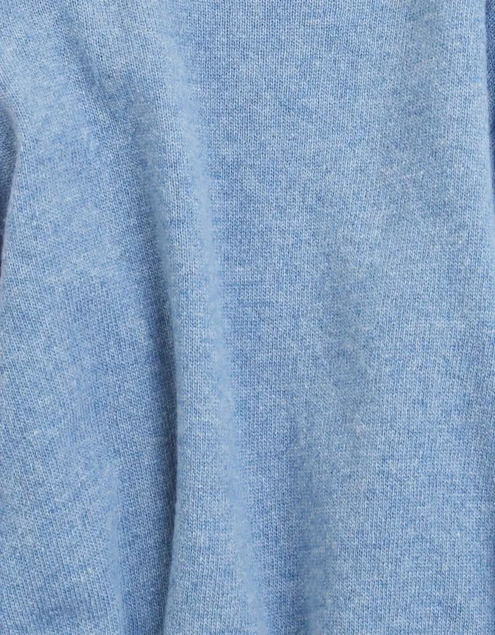 Knit Sweaters Women Classic Merino Wool Crew 8211 Stone Blue Colorfulstandard Women