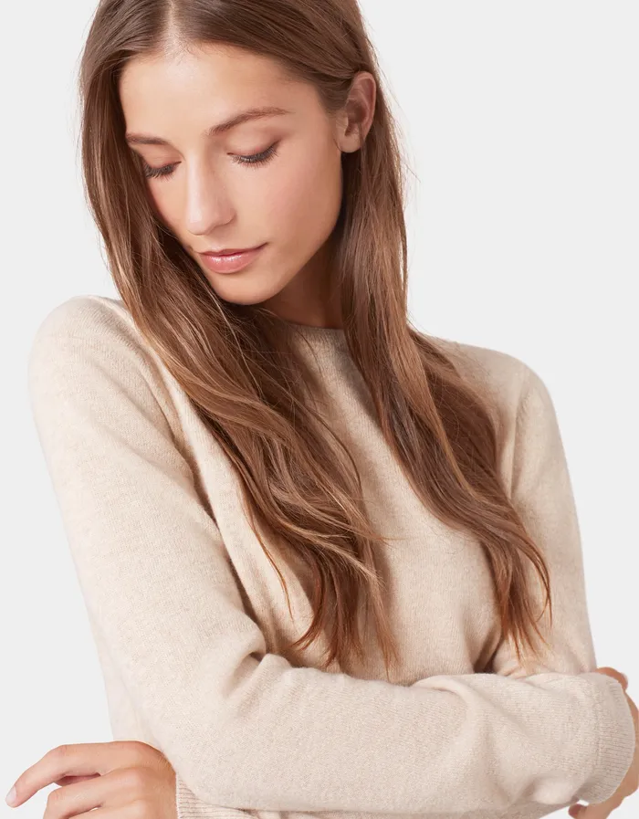 Knit Sweaters Women Women Light Merino Wool Crew 8211 Heather Grey Colorfulstandard