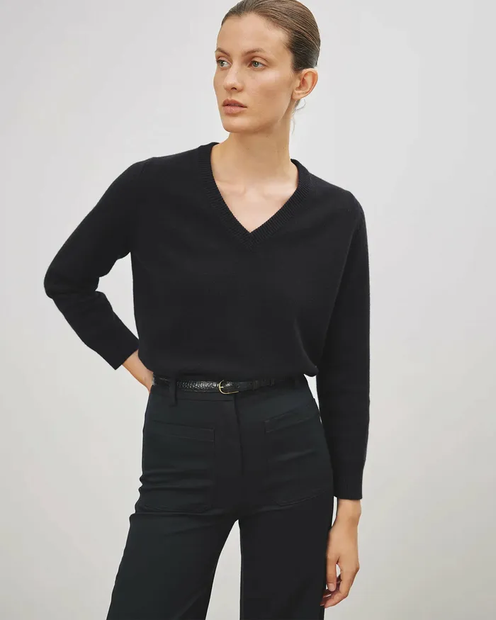 Knits and Sweaters Women Nili Lotan PRIYA SWEATER Black
