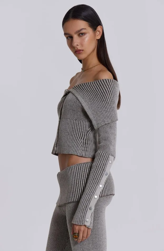 Knitwear Women Jaded London Kensu Off The Shoulder Knit Top