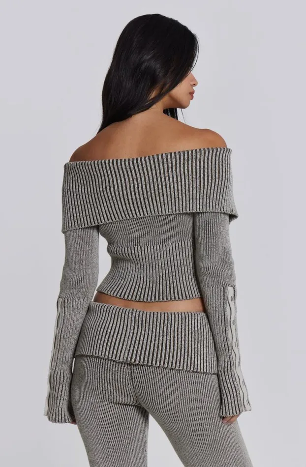 Knitwear Women Jaded London Kensu Off The Shoulder Knit Top