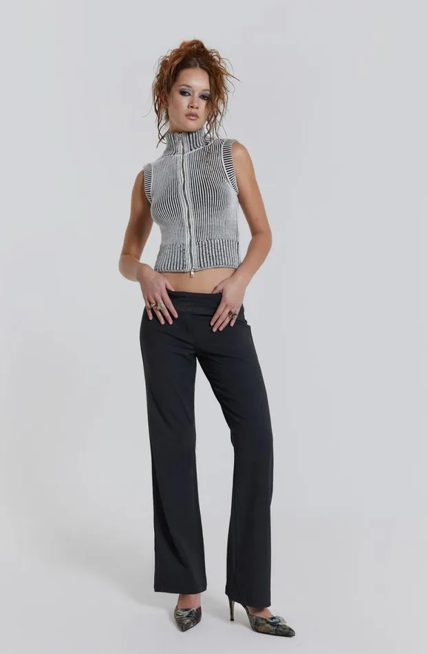 Knitwear Women Jaded London Maddox Sleeveless Knitted Top