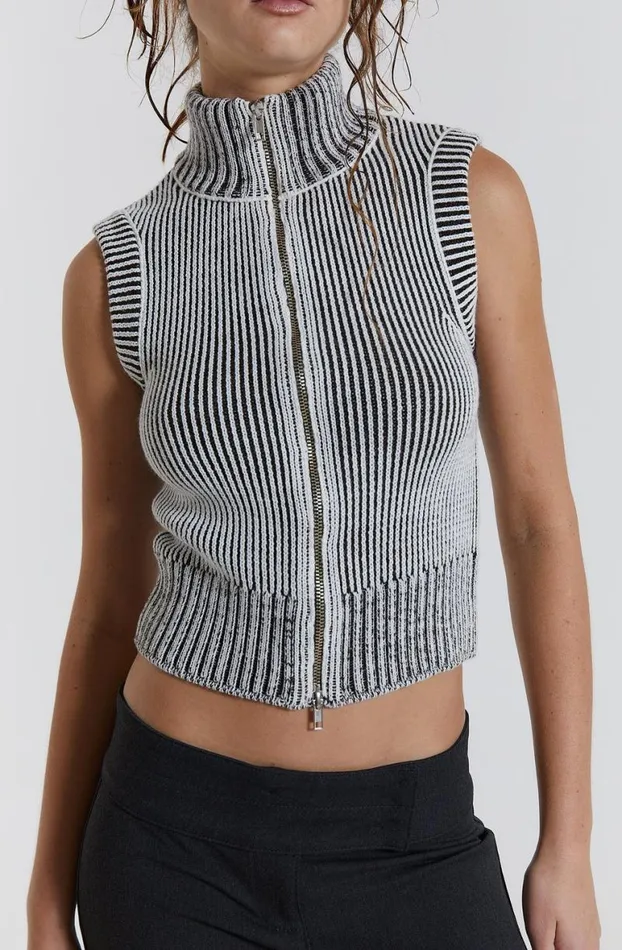 Knitwear Women Jaded London Maddox Sleeveless Knitted Top