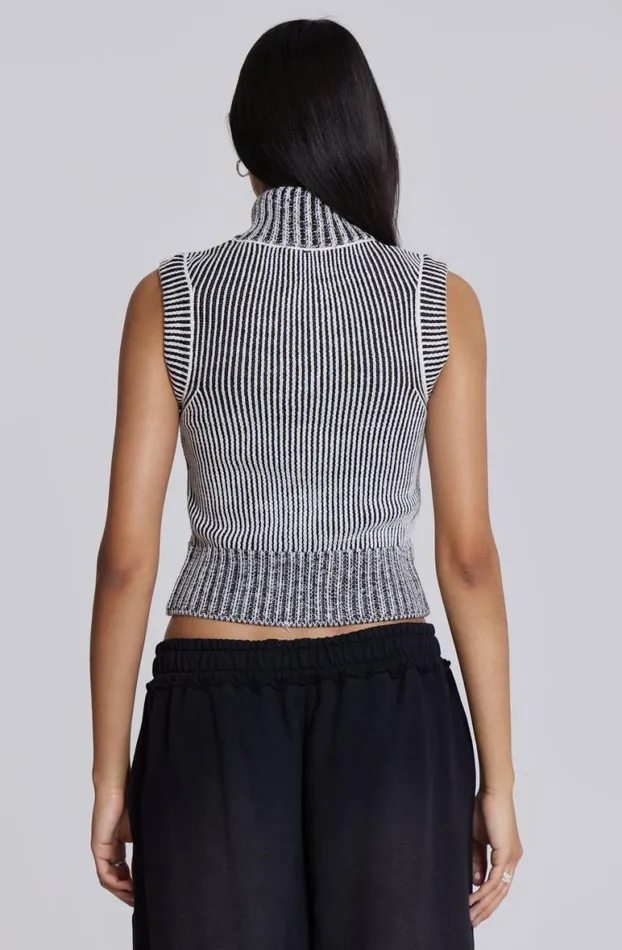 Knitwear Women Jaded London Maddox Sleeveless Knitted Top
