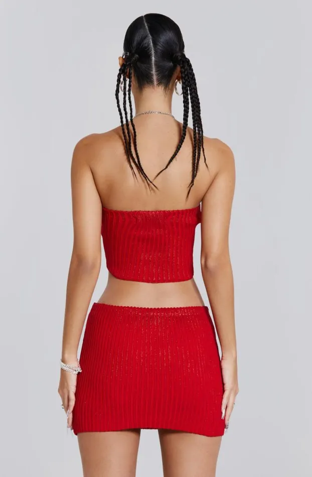 Knitwear Women Jaded London Racer Metallic 2 In 1 Dress