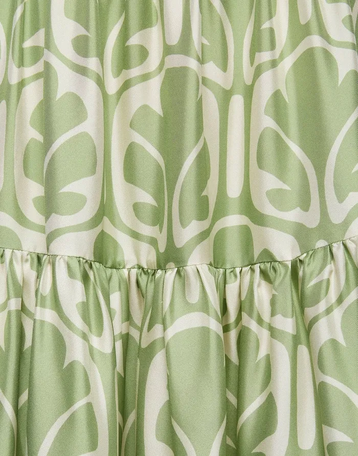 La Doublej Bellini Dress Grove In Twill Silk Women Dresses
