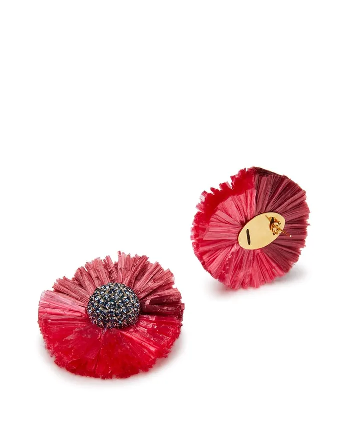 La Doublej Big Bang Earrings Multicolor Ocra In Brass Women Jewelry
