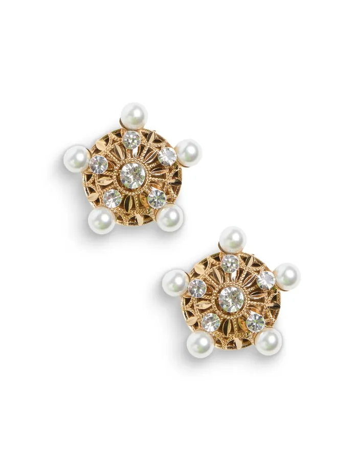 La Doublej Corsini Earrings Solid Gold In Brass Women Jewelry