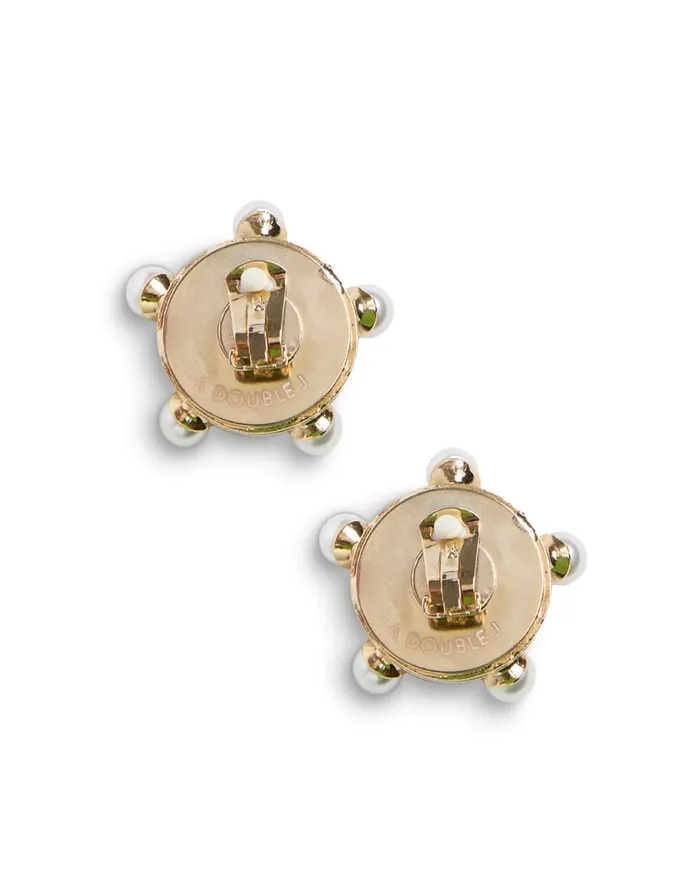 La Doublej Corsini Earrings Solid Gold In Brass Women Jewelry