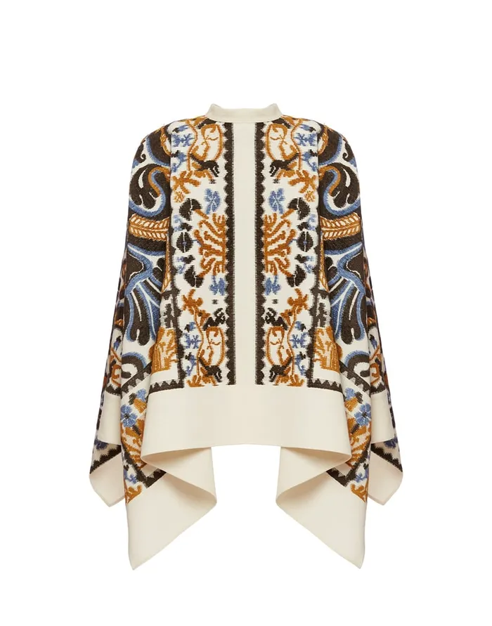 La Doublej Foulard Jacket Corsini Cream In Jacquard Women Party Dressing