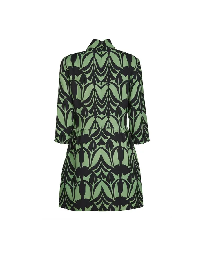 La Doublej Juliet Dress Papyrus Green In Sabl Satin Women Dresses