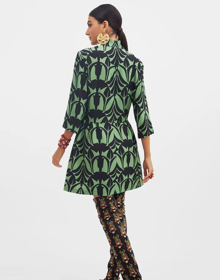 La Doublej Juliet Dress Papyrus Green In Sabl Satin Women Dresses