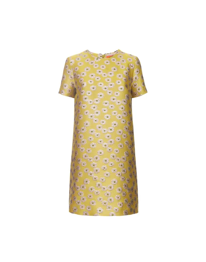 La Doublej Mini Swing Dress Margarita In Jacquard Women Party Dressing