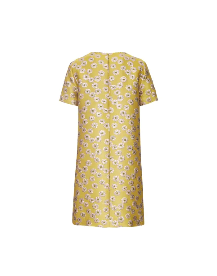La Doublej Mini Swing Dress Margarita In Jacquard Women Party Dressing