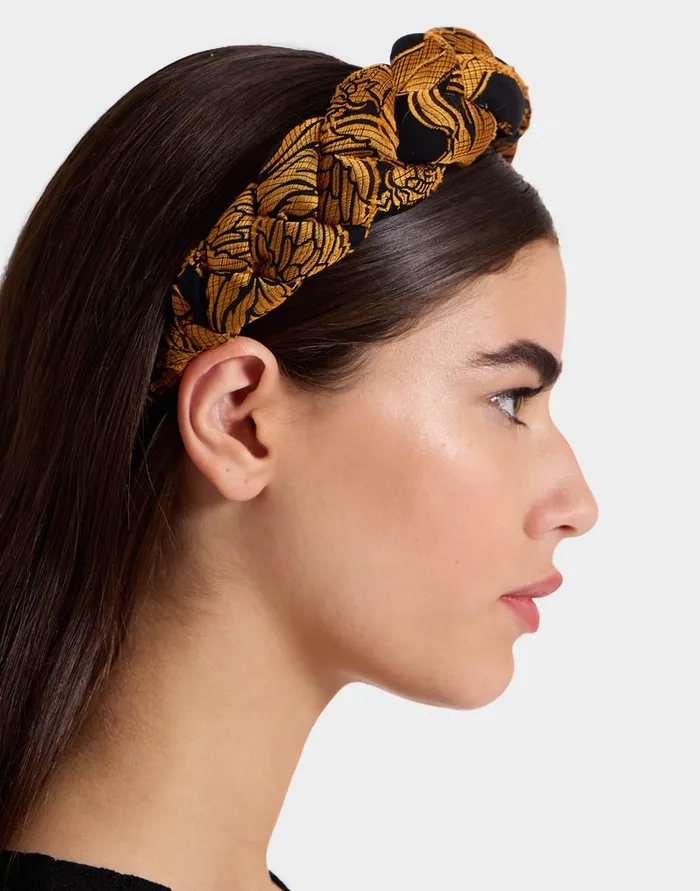 La Doublej Rapunzel Headband Cherubs Black In Fil Coup Women Hair Accessories