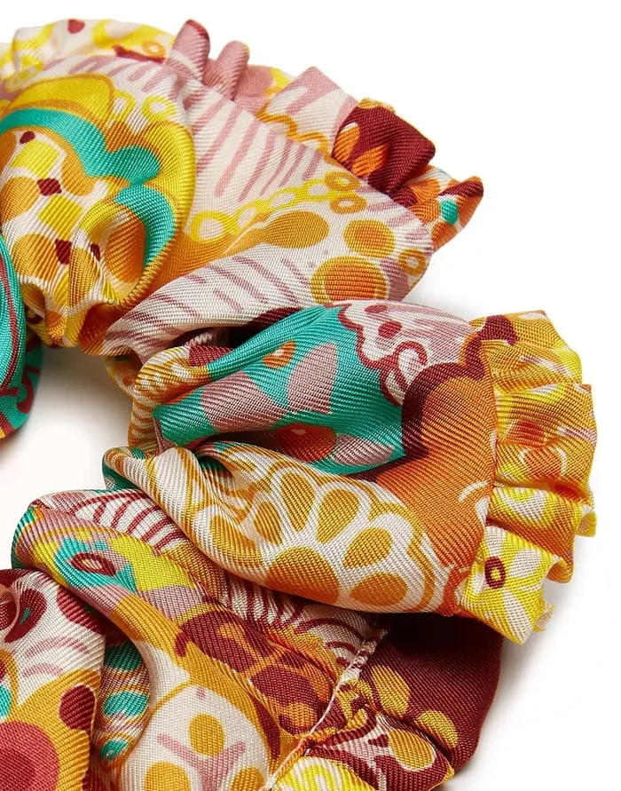 La Doublej Scrunchie Holi In Twill Women Hair Accessories