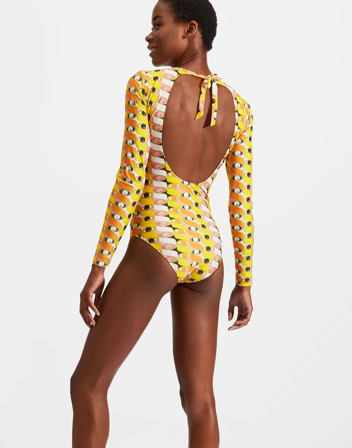 La Doublej Surf Suit Third Eye In Lycra Women Swimwear