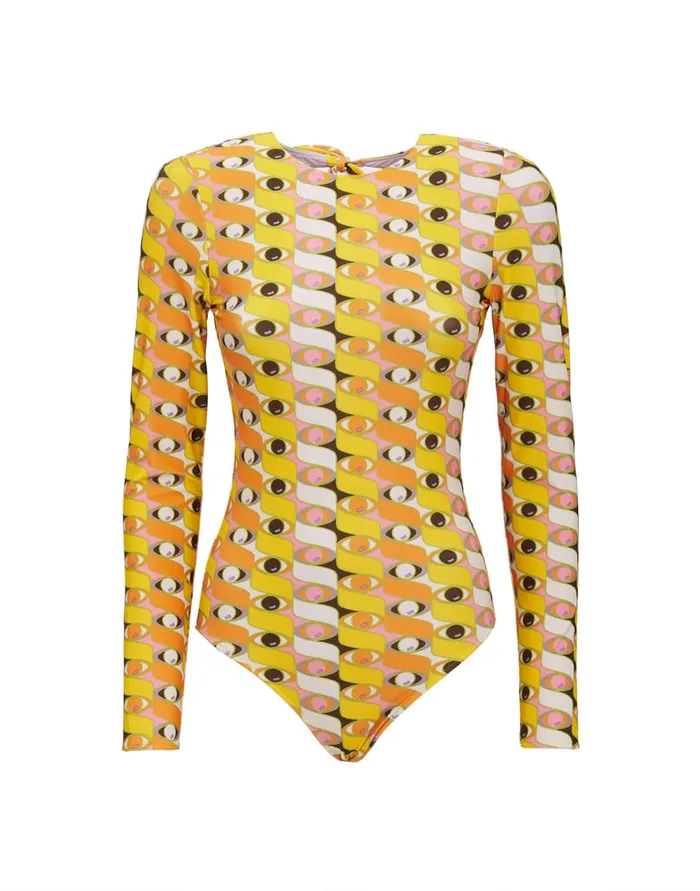 La Doublej Surf Suit Third Eye In Lycra Women Swimwear
