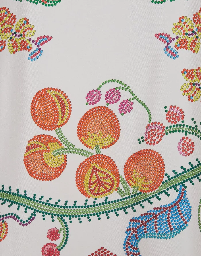 La Doublej The Kaftan Grenadilla Place Off White In Silk Twill Women Dresses