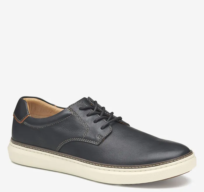 LaceUps Johnston and Murphy Men McGuffey 2 Plain Toe Black Full Grain