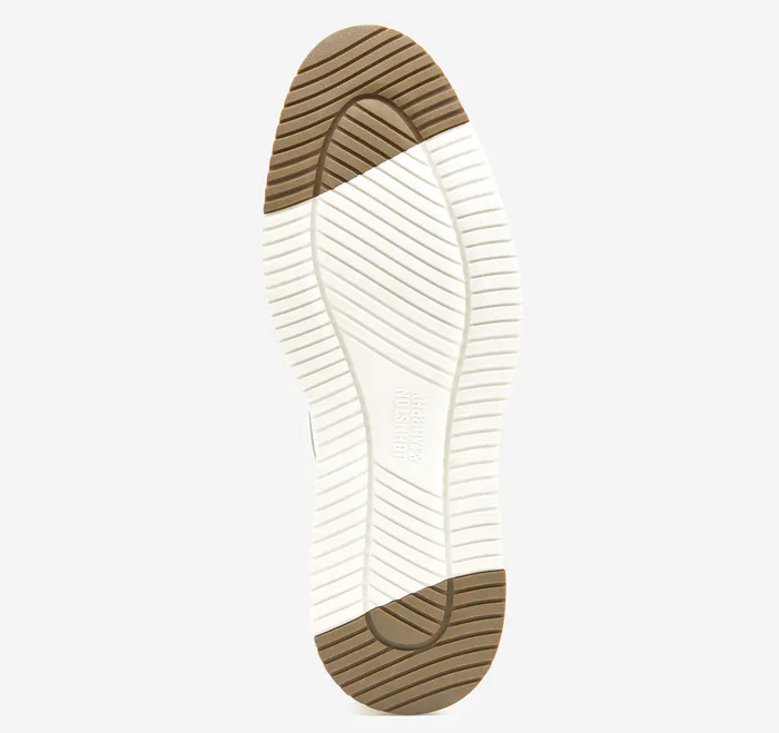 LaceUps Men Johnston and Murphy Upton Knit Plain Toe Gray Knit