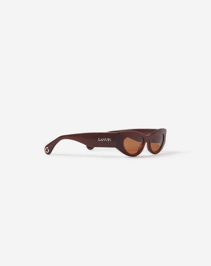 Lanvin Logo Sunglasses Browncherry Men Lanvin Sunglasses