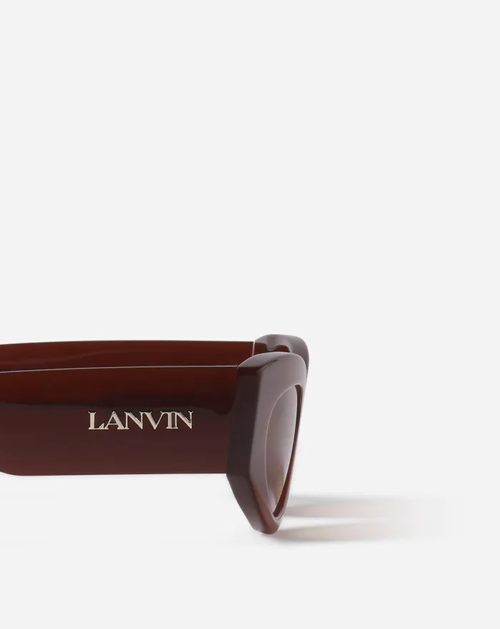 Lanvin Logo Sunglasses Browncherry Men Lanvin Sunglasses