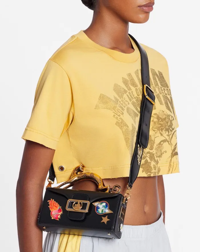 Lanvin X Future Pencil Cat Nano Leather Bag With Pins Blackmulticolour Women Lanvin Crossbody Bags and Shoulder Bags Lanvin X Future Pencil Cat Nano Leather Bag With Pins Blackmulticolour Women Lanvin Crossbody Bags and Shoulder Bags