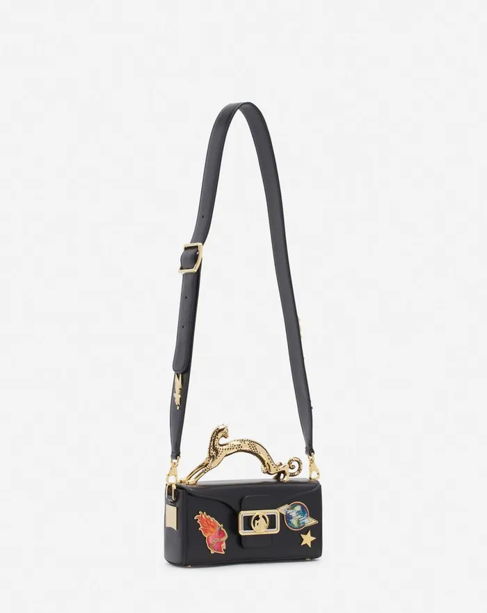 Lanvin X Future Pencil Cat Nano Leather Bag With Pins Blackmulticolour Women Lanvin Crossbody Bags and Shoulder Bags Lanvin X Future Pencil Cat Nano Leather Bag With Pins Blackmulticolour Women Lanvin Crossbody Bags and Shoulder Bags