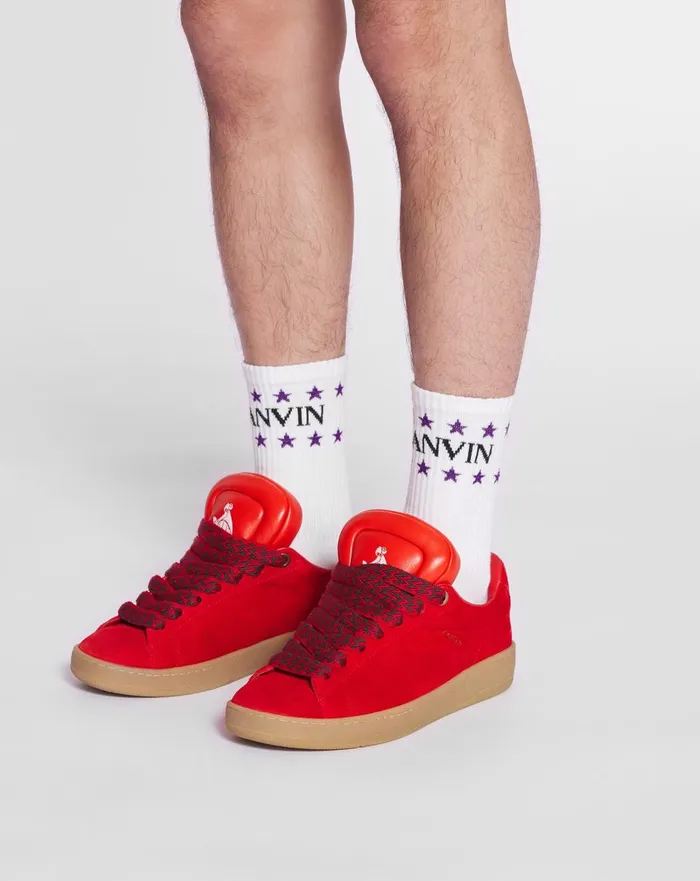 Lanvin X Future Stars Cotton Socks White Mustangblack Men Lanvin Hats Lanvin X Future Stars Cotton Socks White Mustangblack Men Lanvin Hats