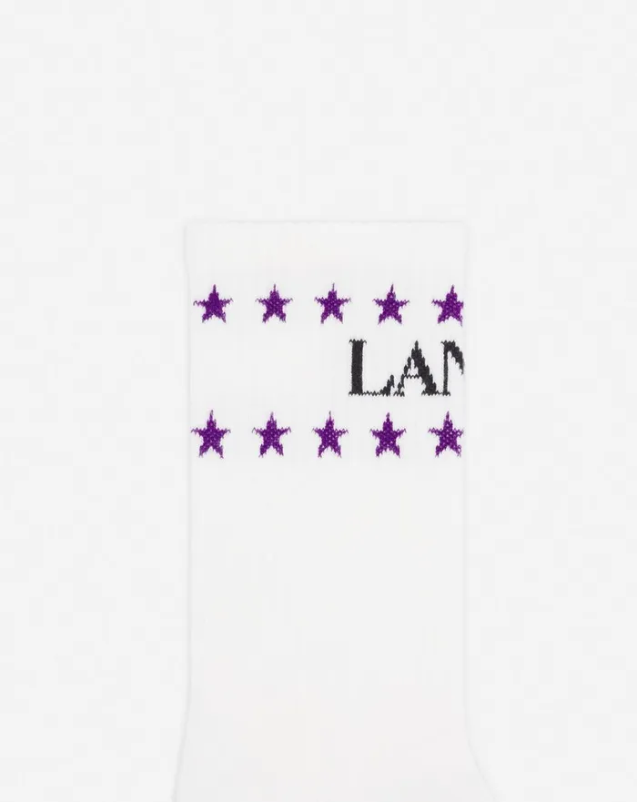 Lanvin X Future Stars Cotton Socks White Mustangblack Men Lanvin Hats Lanvin X Future Stars Cotton Socks White Mustangblack Men Lanvin Hats
