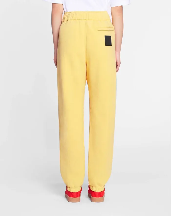 Lanvin X Future Unisex Logo Jogging Pants Corn Women Lanvin Pants