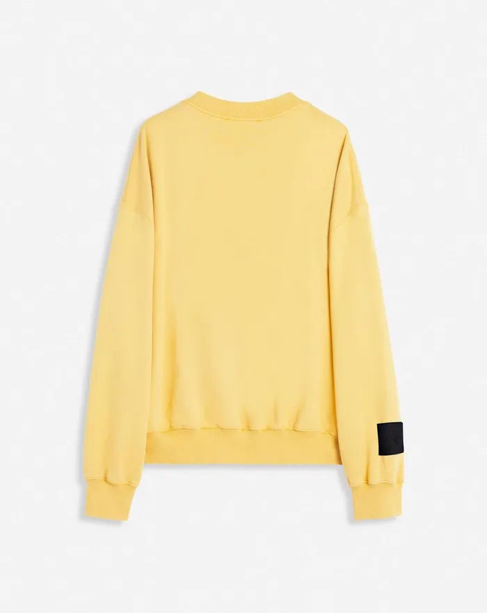 Lanvin X Future Unisex Loosefit Printed Sweatshirt Corn Men Lanvin Knitwear and Sweatshirts