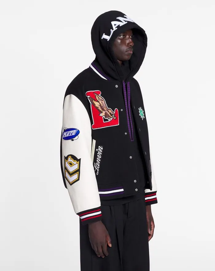 Lanvin X Future Varsity Jacket Black Men Lanvin Coats and Jackets Lanvin X Future Varsity Jacket Black Men Lanvin Coats and Jackets