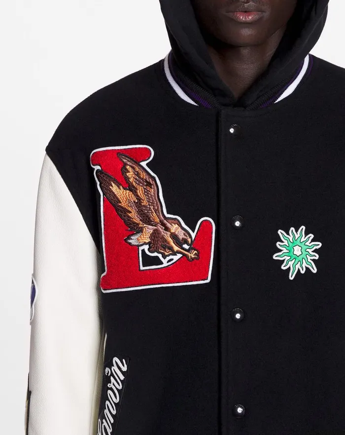 Lanvin X Future Varsity Jacket Black Men Lanvin Coats and Jackets Lanvin X Future Varsity Jacket Black Men Lanvin Coats and Jackets
