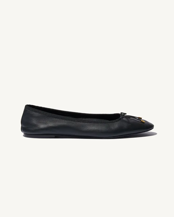 LEATHER BALLET FLAT Sand Women Shoes Nili Lotan