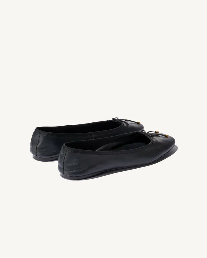LEATHER BALLET FLAT Sand Women Shoes Nili Lotan